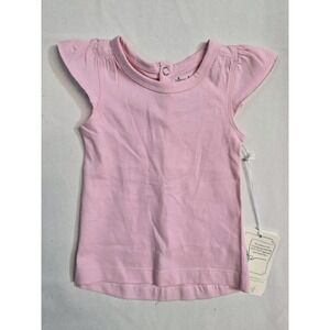 Sapling   Baby Girls  Tshirt 0-3 Months Rose Pink NWT Organic Cotton